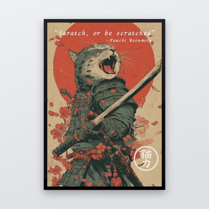 Japanese Cat Samurai