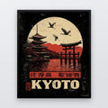 Kyoto Japan Sunset Birds