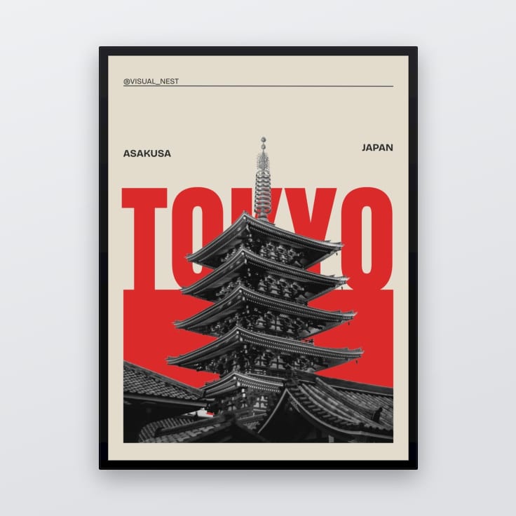Minimalist Asakusa Japan
